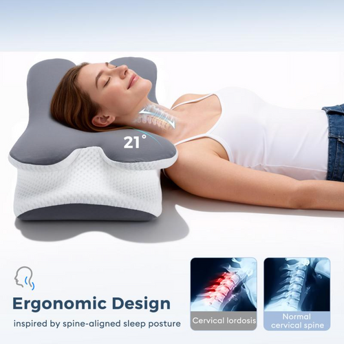 Lumora Ergonomic Butterfly Pillow